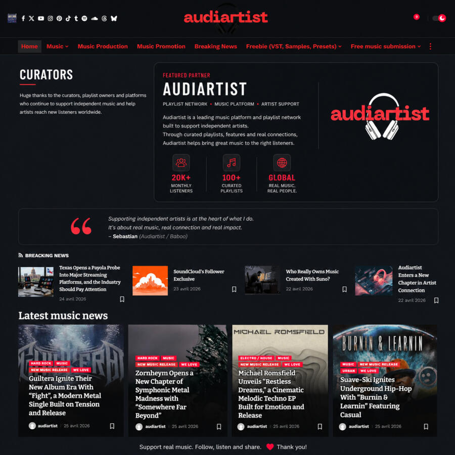 Audiartist on Spotify